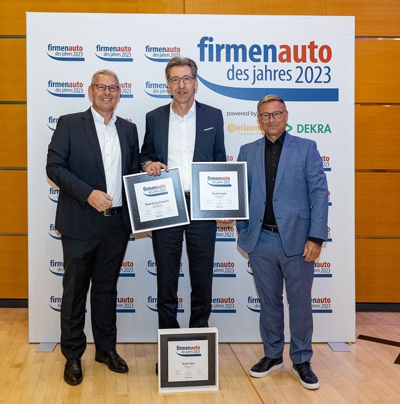 Škoda erzielt drei Siege bei ,Firmenautos des Jahres 2023‘